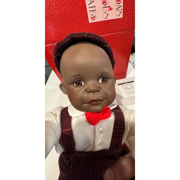 Ashton Drake Galleries David Yolanda's Precious Playmates Porcelain Doll - Picture 14 of 14
